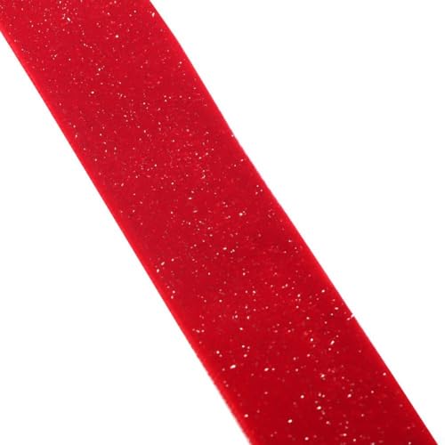 Geschenkband für Hochzeitskleidungszubehör, großes rotes Geschenkband, 38 mm breit, 2 Meter lang, Polyester, glänzend, dekoratives Band für Party, Geburtstag, Veranstaltungsbox, Verpackung, von Eawfgtuw