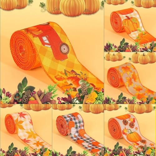 Thanksgiving-Bandrolle, Herbst-Design, lebendige Farben, robustes Jute-Material, 4,5 m (G) von Eawfgtuw