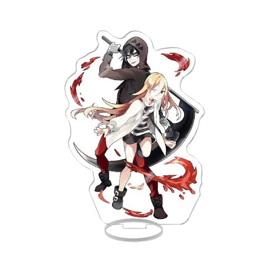 Eaxnmenz Angels of Death Ständerfigur Acryl Stand Merch Figur Anime Ornaments 6 Zoll (1) von Eaxnmenz