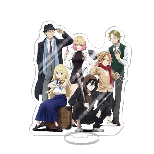 Eaxnmenz Angels of Death Ständerfigur Acryl Stand Merch Figur Anime Ornaments 6 Zoll (12) von Eaxnmenz