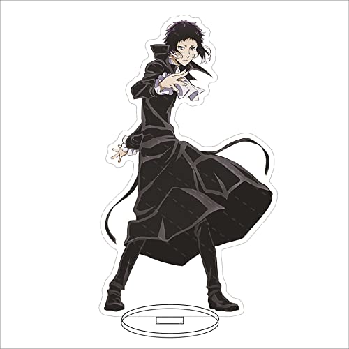 Eaxnmenz Bungo Stray Dogs Ständerfigur Acryl Stand Merch Figur Anime Ornaments 6 Zoll (Akutagawa Ryunosuke) von Eaxnmenz