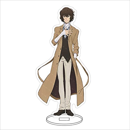 Eaxnmenz Bungo Stray Dogs Ständerfigur Acryl Stand Merch Figur Anime Ornaments 6 Zoll (Dazai Osamu) von Eaxnmenz