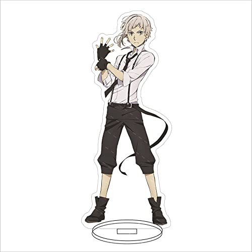 Eaxnmenz Bungo Stray Dogs Ständerfigur Acryl Stand Merch Figur Anime Ornaments 6 Zoll (Nakajima Atsushi) von Eaxnmenz