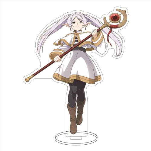 Eaxnmenz Frieren Beyond Journey’s End Ständerfigur Acryl Stand Merch Figur Anime Ornaments 6 Zoll (1) von Eaxnmenz