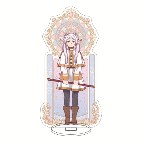 Eaxnmenz Frieren Beyond Journey’s End Ständerfigur Acryl Stand Merch Figur Anime Ornaments 6 Zoll (Frieren) von Eaxnmenz