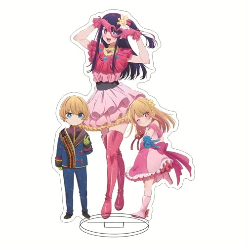 Eaxnmenz Oshi no Ko Ständerfigur Acryl Stand Merch Figur Anime Ornaments 6 Zoll (2) von Eaxnmenz