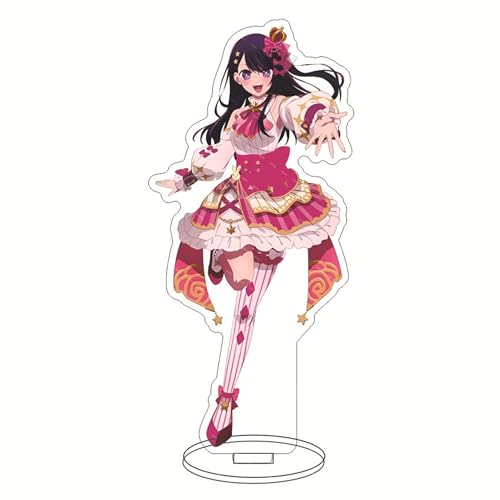 Eaxnmenz Oshi no Ko Ständerfigur Acryl Stand Merch Figur Anime Ornaments 6 Zoll (Hoshino Ai) von Eaxnmenz