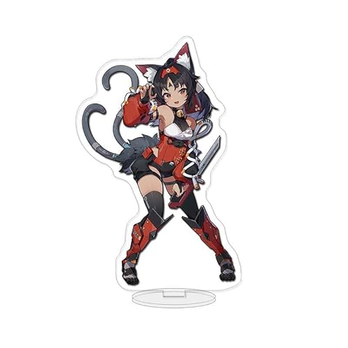 Eaxnmenz Zenless Zone Zero Ständerfigur Acryl Stand Merch Figur Anime Ornaments 6 Zoll (Nekomiya Mana) von Eaxnmenz