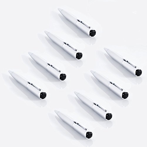 Eaxus 8 Stück Kugelschreiber mit Vibration Kuli Massagestift Druckkugelschreiber Massage Schreibstift Wellness Stift von Eaxus