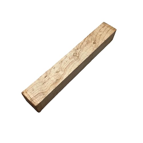 Erable Moucheté Edelholz für Handwerk, Carrelet aus Ahornholz, 140 x 20 x 20 mm, ideal für Füllfederhalter, Musikinstrumente, Coutellerie (1) von Ébène Passion