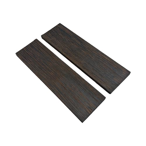 Wenge, 1 Paar Platten, 140 x 40 x 6 mm, Edelholz, ideal zum Drehen auf Holz, für Stifte, Lutherie, Musikinstrumente, Besteck, Holzgriffe, Skulptur, Schmuck (1) von Ébène Passion