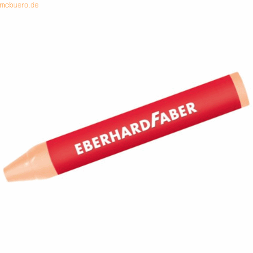 12 x Eberhard Faber Wachskreide dreikant fleischfarbe hell von Eberhard Faber