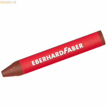 12 x Eberhard Faber Wachskreide dreikant siena gebrannt von Eberhard Faber