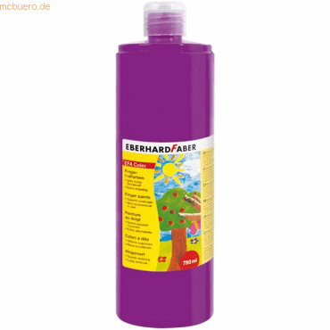 Eberhard Faber Fingerfarbe Flasche 750ml manganviolett von Eberhard Faber