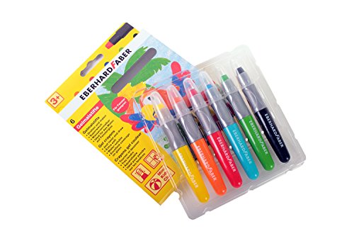 Eberhard Faber Gelmalstift Basic 529006 / Gelmalstifte 6er / Kartonetui / Gel Crayons, Menge:2er Pack von Eberhard Faber