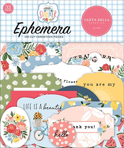 Carta Bella Cardstock Ephemera 33/Pkg-Icons, Summer von Echo Park Paper Company