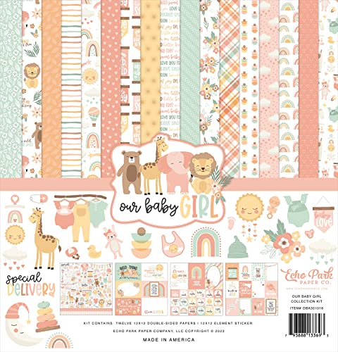 Echo Park Collection Kit 12"X12"-Our Baby Girl von Echo Park Paper Company