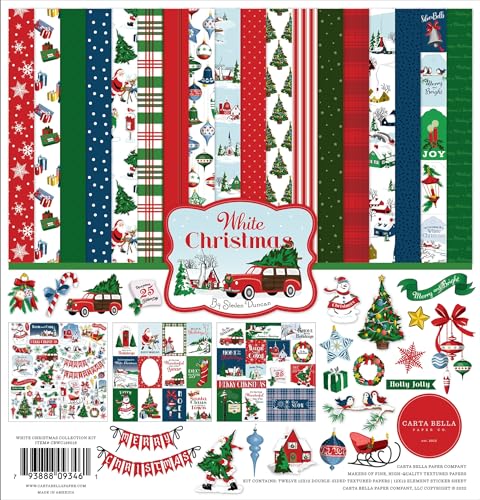 Echo Park Paper Company Carta Bella Collection Kit 12"X12"-White Christmas von Carta Bella