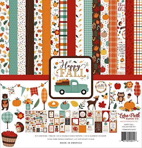 Echo Park Paper Company HAP219016 Collection kits Basteln, Papier, Mehrfarbig/Meereswellen (Ocean Tides), 12-x-12-Inch von Echo Park Paper Company