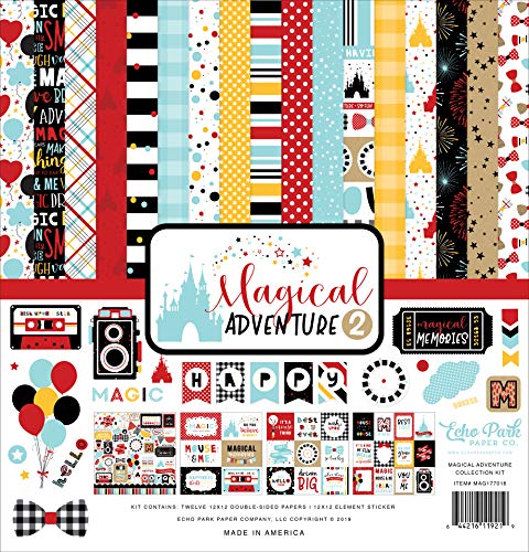 Echo Park Paper Company MAG177016 Collection kits Basteln, Mehrfarbig/Meereswellen (Ocean Tides), 12-x-12-Inch von Echo Park Paper Company