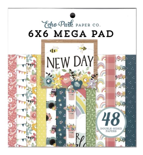 Echo Park Paper Company New Day Cardmakers Megapad, 15,2 x 15,2 cm, Weiß von Echo Park Paper Company