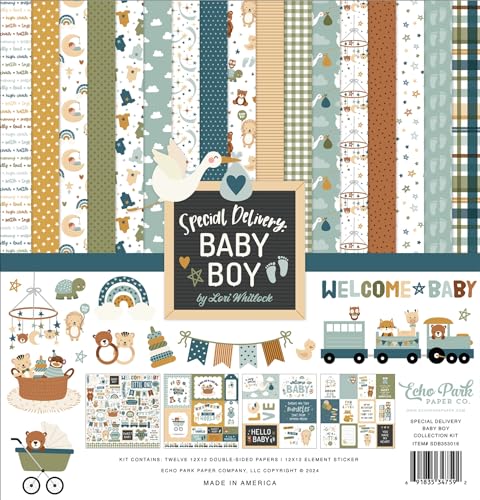 Echo Park Paper Co. Special Delivery Baby Boy Collection Kit von Echo Park Paper Company