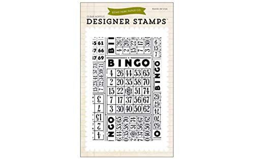 Echo Park Paper Company Stempel mit Bingo-Karten von Echo Park Paper Company