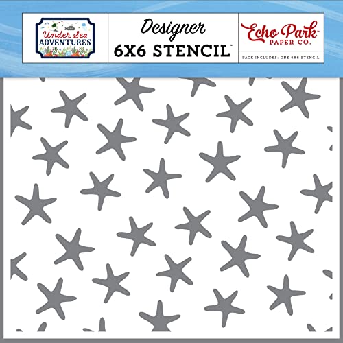 Echo Park Stencil 6"X6"-Swimming Starfish -SA245034 von Echo Park Paper Company