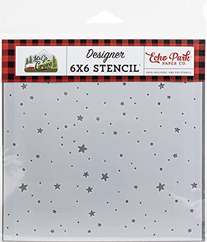 Echo Park Stencil 6"X6"-Under The Stars -GC246033 von Echo Park Paper Company