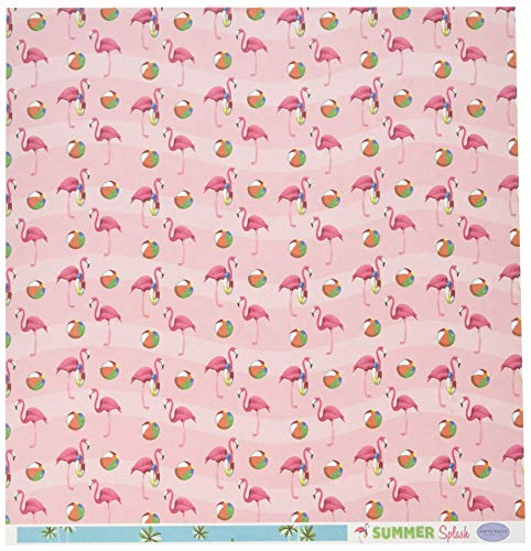 Echo Park Summer Splash Double-Sided Cardstock 12"X12"-Flamingo Fun von Echo Park Paper Company