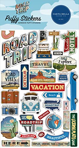 Road Trip Puffy Stickers- von Echo Park Paper Company