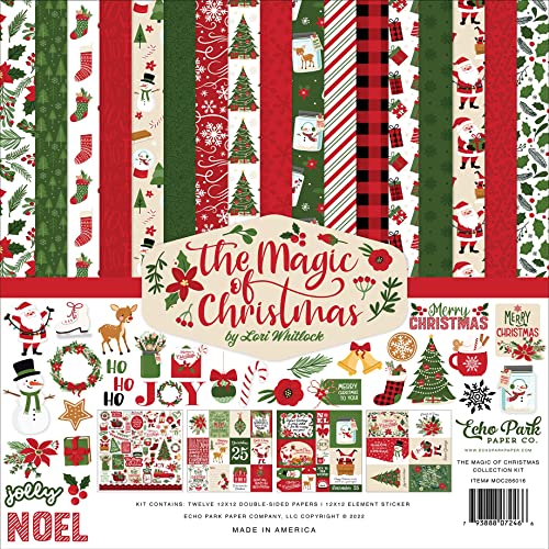 Echo Park Collection Kit 12"X12"-The Magic Of Christmas -OC286016 von Echo Park Paper Company