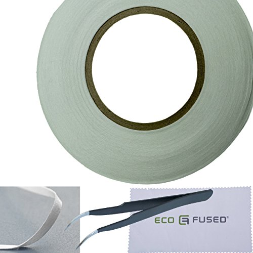 Eco-Fused Aufkleber Klebeband für zur Verwendung in bei Handy -Reparatur, – 2 mm, inklusive – auch, 1 Paar Pinzette undn/Fused Mikrofaser -Reinigungstuch von Eco-Fused