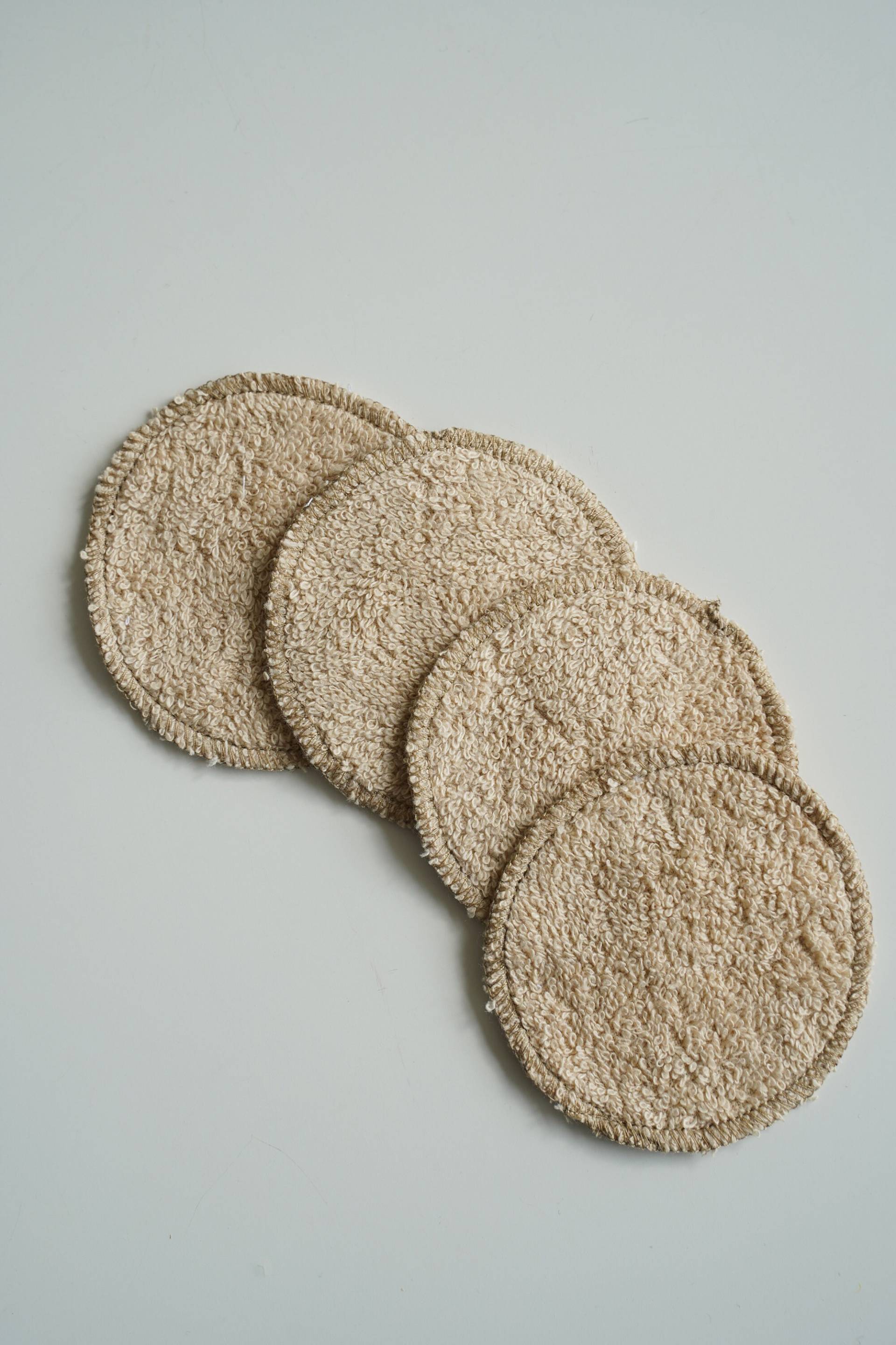 Wiederverwendbare Gesichtspads, Wiederverwendbare Gesichtstücher, Baumwollpads Für Gesicht, Make-Up-Entfernungspads, Frotteestoffpads von EcoHandicraftSK