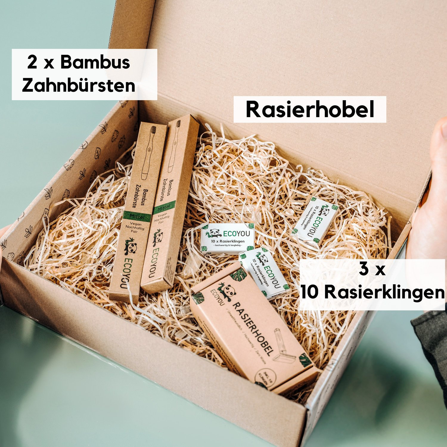 Rasierhobel Set - Zero Waste von EcoYou