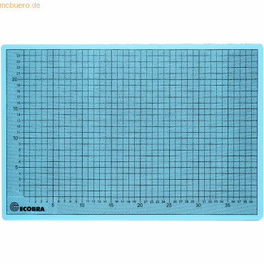 Ecobra Schneidunterlage 60x45cm 3-lagig transparent von Ecobra