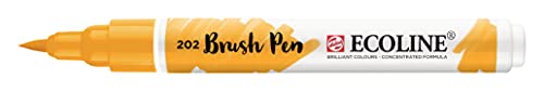 Ecoline BRUSHPEN YELLO, Deep Yellow, One Size von Ecoline