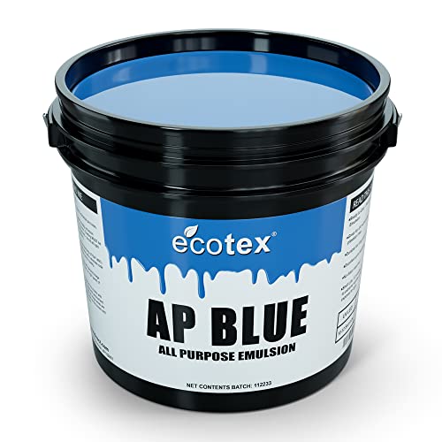 Ecotex AP Blue Allzweck-Siebdruck-Emulsion, gebrauchsfertig, Pint von Ecotex