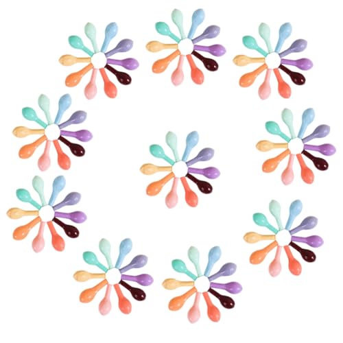 Ecverbyh Pastellfarbene Party-Luftballons, 100 Stück, 25,4 Cm, Macaron, Verschiedene Regenbogen-Luftballons für Geburtstagsparty, Party-Dekoration, Einfache Installation von Ecverbyh