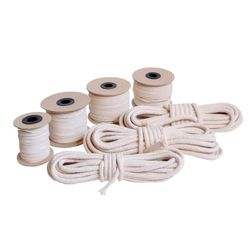 EdcX Kerzendocht 1,4-10 mm | Geflochtener Baumwoll Docht | Runddocht | Kerzendocht für Kerzenherstellung | Rauchfrei docht | Runddocht für die Kerzenherstellung, DIY Kerze, Öllampe EdcX Kerzendocht 1,4-10 mm | Geflochtener Baumwoll Docht | Runddocht | Kerzendocht für Kerzenherstellung | Rauchfrei docht | Runddocht für die Kerzenherstellung, DIY Kerze, Öllampe von EdcX