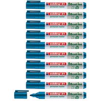 edding 21 EcoLine Permanentmarker blau 1,5 - 3,0 mm, 10 St. von Edding