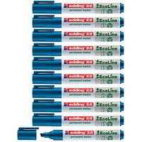 edding 22 EcoLine Permanentmarker blau 1,0 - 5,0 mm, 10 St. von Edding