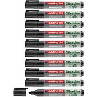 edding 29 Ecoline Whiteboard-Marker schwarz 1,0 - 5,0 mm, 10 St. von Edding