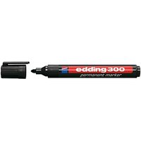 edding 300 Permanentmarker schwarz 1,5 - 3,0 mm, 10 St. von Edding