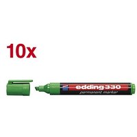 edding 330 Permanentmarker grün 1,0 - 5,0 mm, 10 St. von Edding