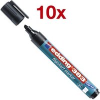 edding 383 Flipchart-Marker schwarz 1,0 - 5,0 mm, 10 St. von Edding