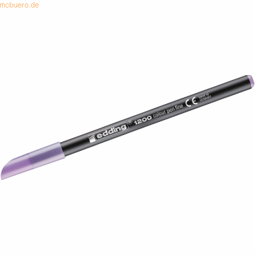 Edding Fasermaler edding 1200 colourpen 1mm beerig Lavendel von Edding