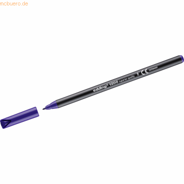 Edding Fasermaler edding 1200 colourpen 1mm violett von Edding