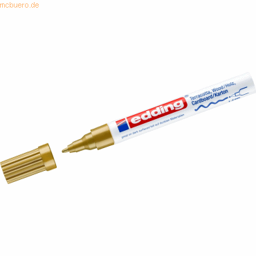 10 x Edding Mattlack-Marker edding 4040 creative 1-2mm gold von Edding