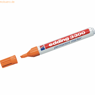 Edding Permanentmarker edding 3300 orange von Edding